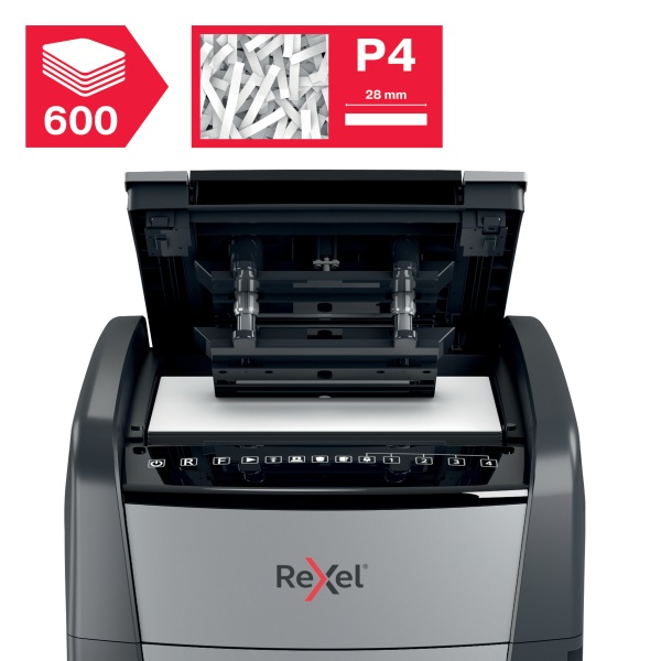 Rexel Optimum AutoFeed+ 600X konfetti automata iratmegsemmisítő