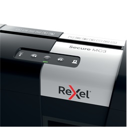 Rexel Secure MC3 Whisper-Shred mikrokonfetti iratmegsemmisítő