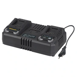 Riwall RAC 420 TWIN 20V 2x4,5A dupla akku gyorstöltő