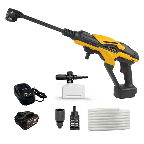 Riwall RAPW 3520i SET 20V (4Ah akkuval és 2,4A töltővel) akkus magasnyomású mosó