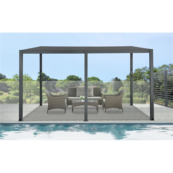 Riwall RMBP 13x10 Anthracite 4 x 3 m, antracit bioklimatikus alumínium pergola