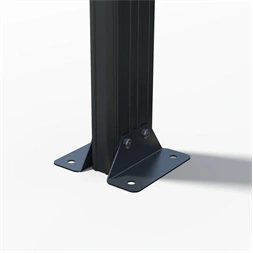 Riwall RMCP 16x10 Anthracite 5 x 3 m, antracit alumínium kocsibeálló