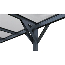 Riwall RMCP 16x10 Anthracite 5 x 3 m, antracit alumínium kocsibeálló