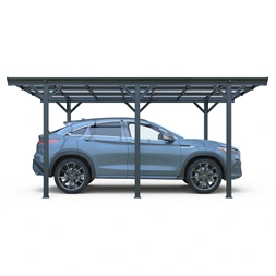 Riwall RMCP 16x10 Anthracite 5 x 3 m, antracit alumínium kocsibeálló