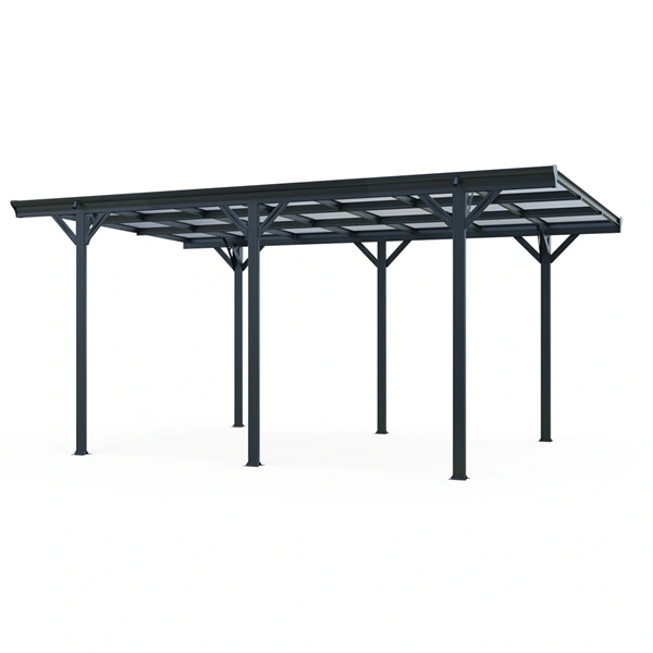 Riwall RMCP 16x10 Anthracite 5 x 3 m, antracit alumínium kocsibeálló