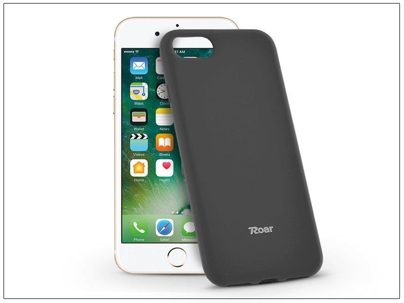 Roar KC0027 iPhone 7/8/SE 2020/SE 2022 fekete szilikon hátlap