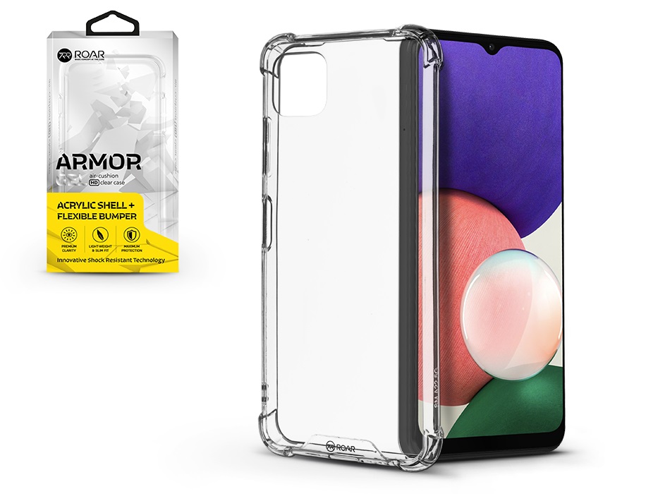 Roar KC0732 Armor Gel Samsung Galaxy A22 5G átlátszó ütésálló szilikon védőtok