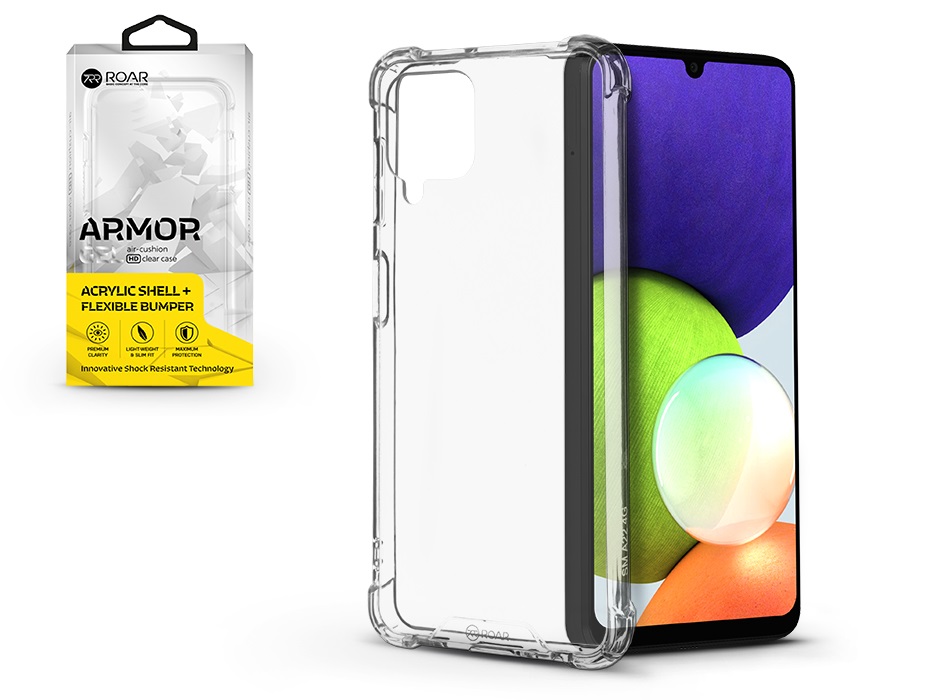 Roar KC0733 Armor Gel Samsung Galaxy A22 4G átlátszó ütésálló szilikon védőtok