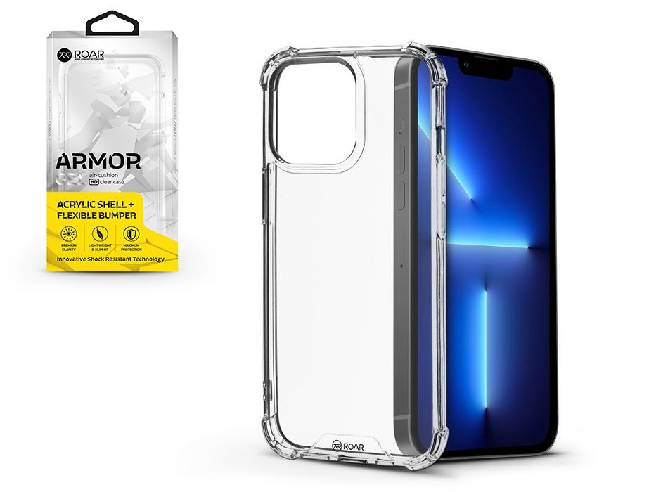 Roar KC0737 Armor Gel iPhone 13 Pro átlátszó ütésálló szilikon védőtok