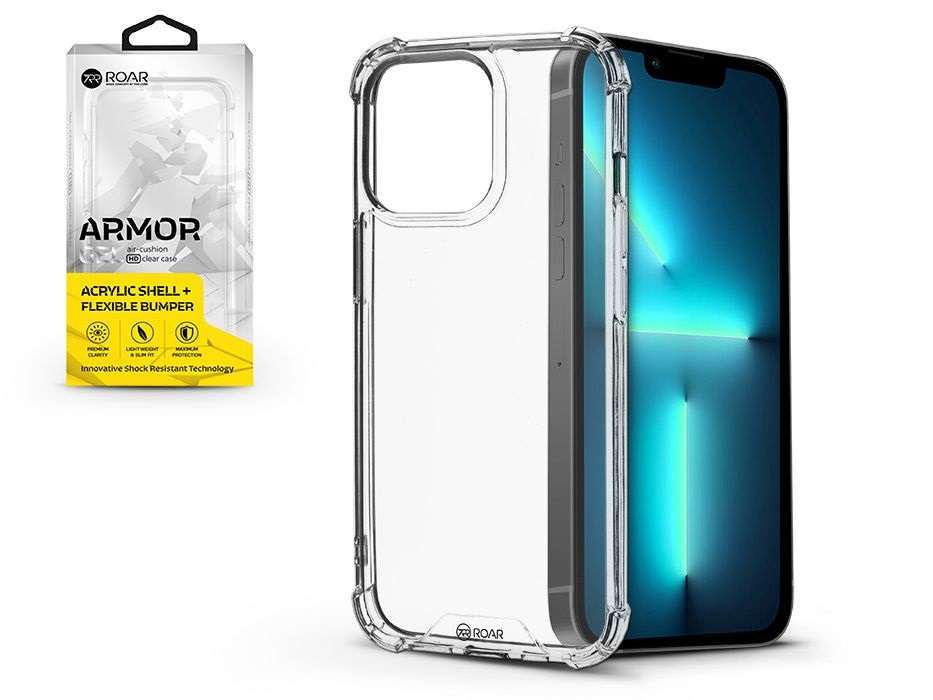Roar KC0738 Armor Gel iPhone 13 Pro Max átlátszó ütésálló szilikon védőtok