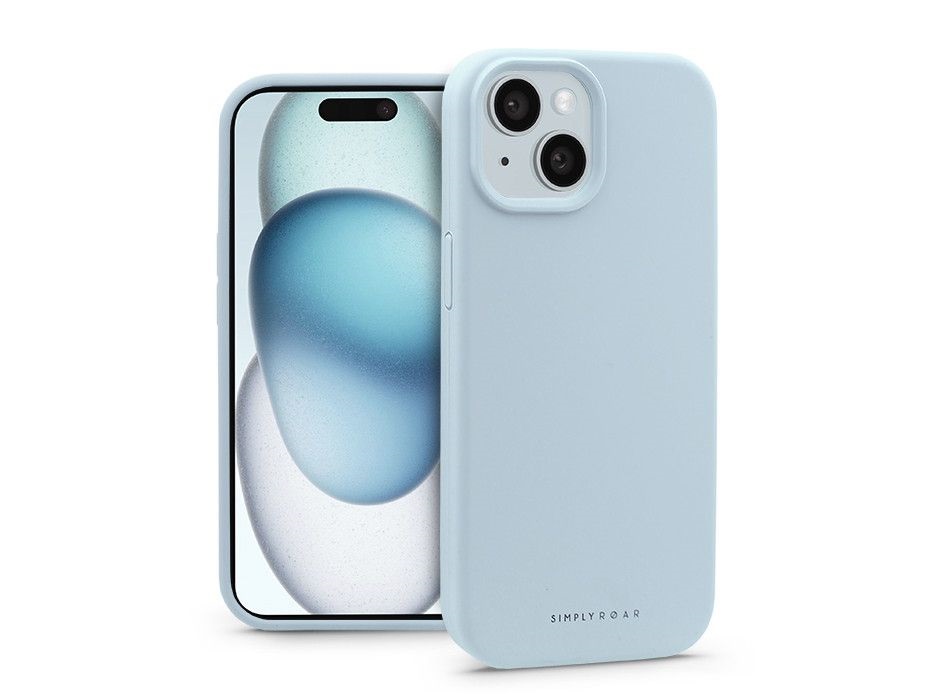 Roar KC0867 Apple iPhone 15 Cloud Skin kék szilikon hátlap