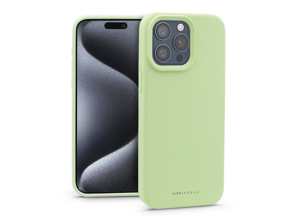 Roar KC0877 Apple iPhone 15 Pro Max Cloud Skin zöld szilikon hátlap