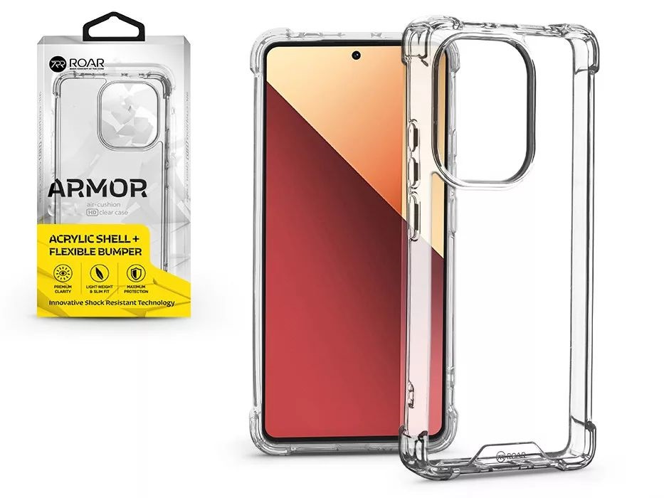 Roar KC294112 Xiaomi Redmi Note 13 PRO 4G/POCO M6 PRO 4G Armor Gel átlátszó szilikon hátlap