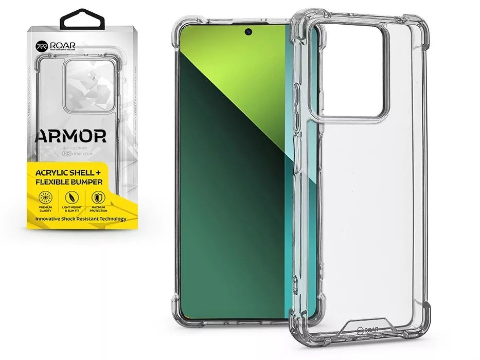 Roar KC294136 Xiaomi Redmi Note 13 PRO 5G/POCO X6 5G Armor Gel átlátszó szilikon hátlap