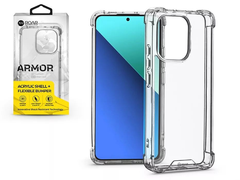Roar KC294150 Xiaomi Redmi Note 13 4G Armor Gel átlátszó szilikon hátlap