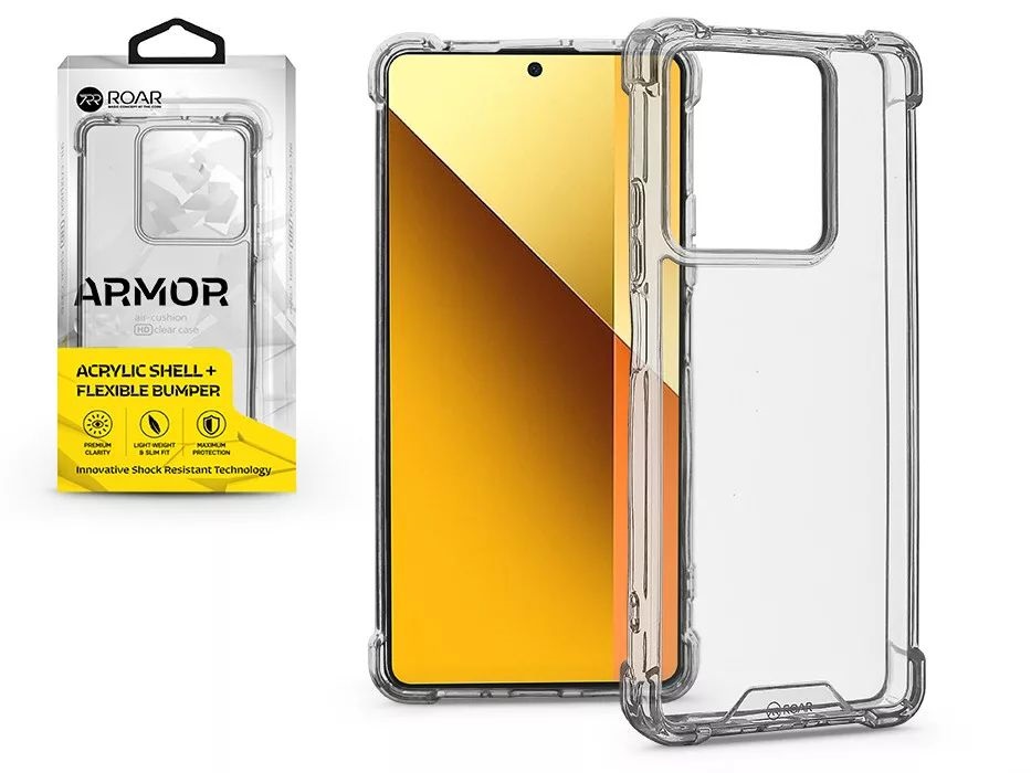 Roar KC294228 Xiaomi Redmi Note 13 5G Armor Gel átlátszó szilikon hátlap