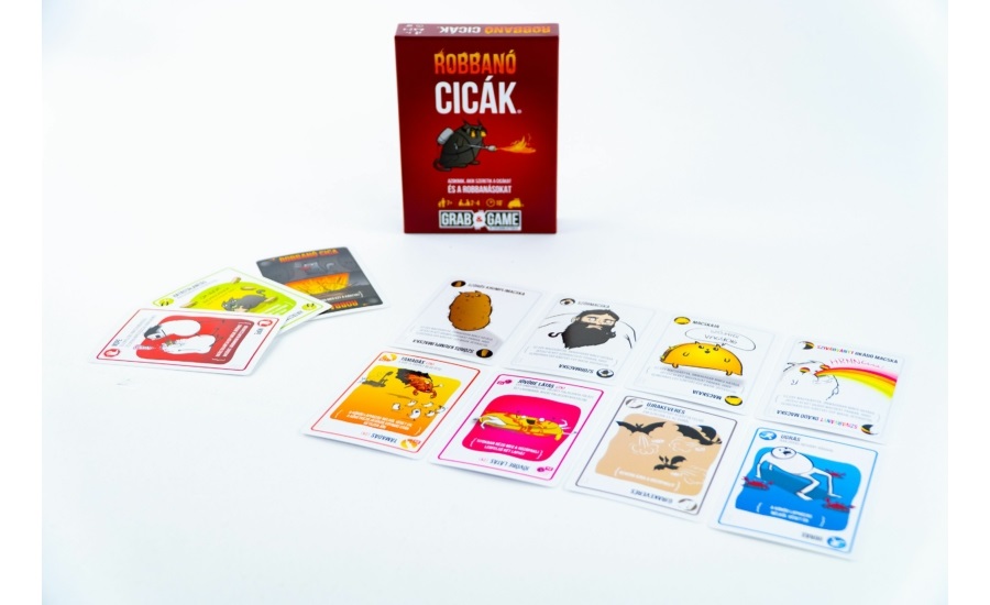 Robbanó cicák – Mini társasjáték