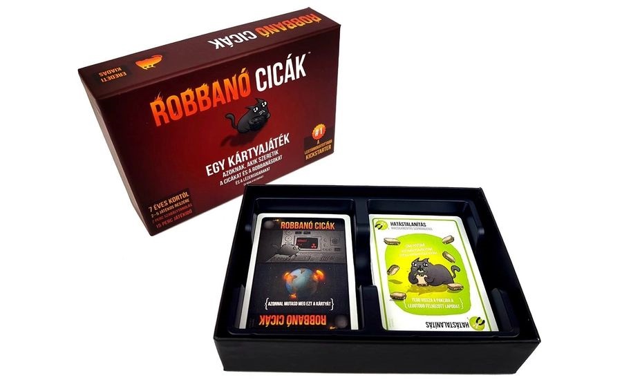 Robbanó cicák kártyajáték