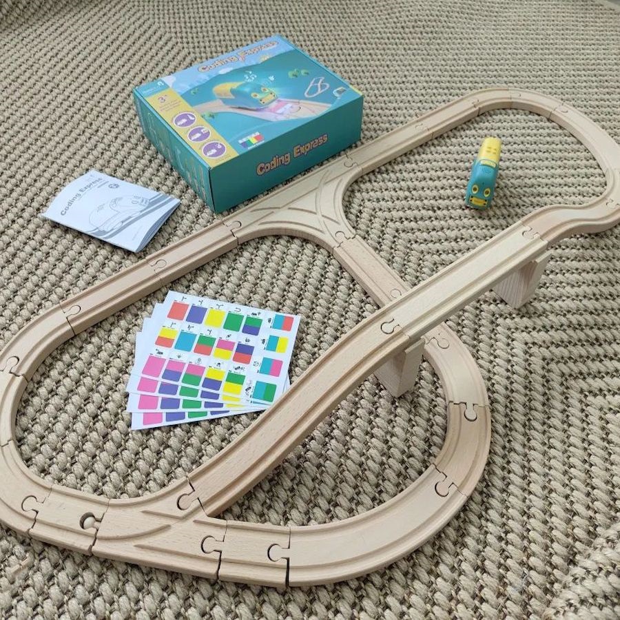 Robobloq Coding Express okosvonat készlet sínpályával