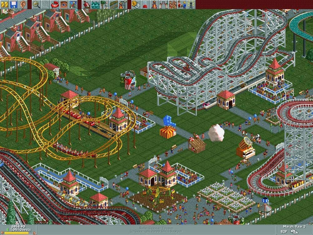 Rollercoaster Tycoon 9 Mega Pack Pc játékszoftver