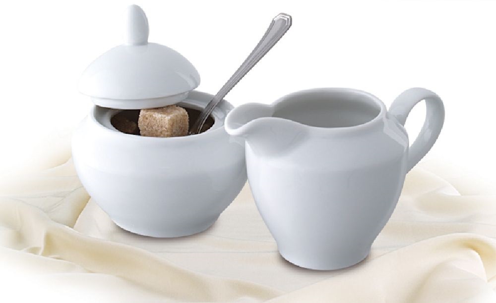 Rotberg Basic fehér 15cl porcelán tejszín kiöntő