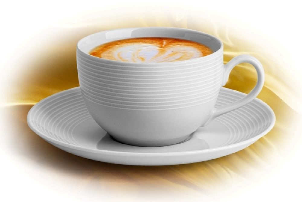 Rotberg Elegante 25cl 6db-os fehér porcelán kávéscsésze+alj szett