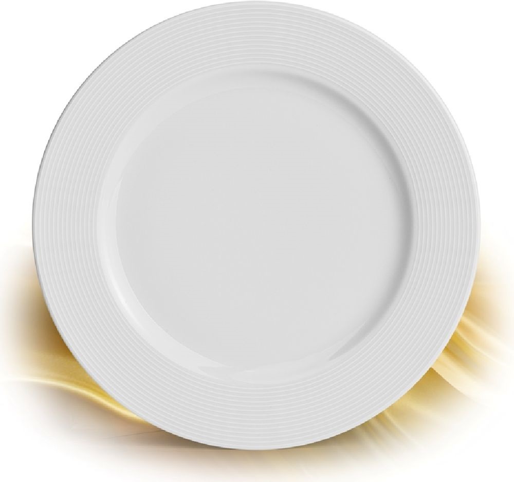 Rotberg Elegante 27cm 6db-os fehér porcelán lapostányér szett