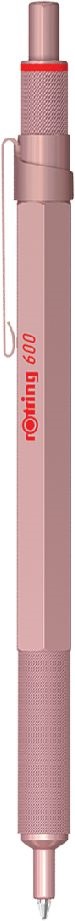 Rotring 600 1,0 mm nyomógombos rózsaarany golyóstoll