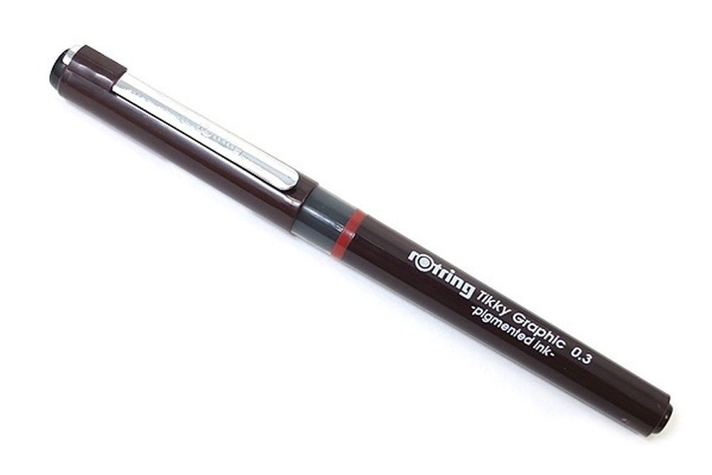 Rotring Tikky Graphic 0,3mm bordó tűfilc