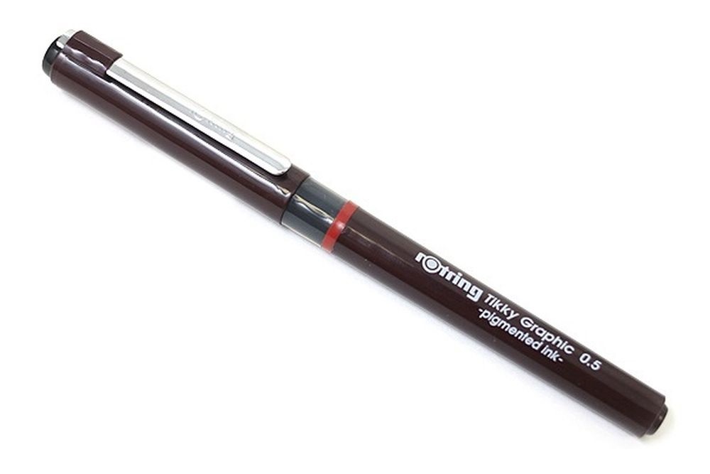 Rotring Tikky Graphic 0,5mm bordó tűfilc