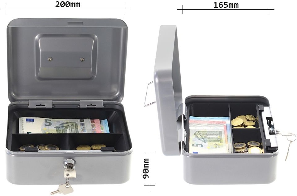 Rottner HomeStar Cash2 ezüst pénzkazetta