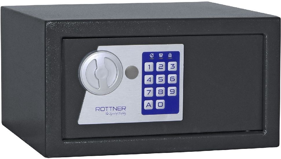Rottner Jupiter 2 antracit elektronikus, vészkulcsos bútorszéf