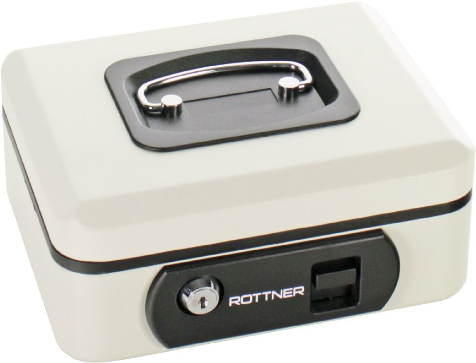 Rottner Pro Box One fehér kulcsos pénztároló kazetta