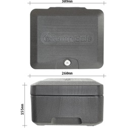 Rottner SentrySafe 0500 tűzálló doboz