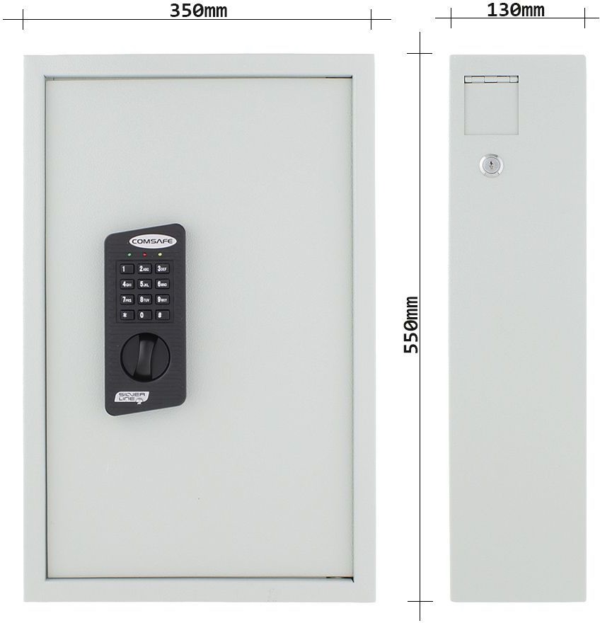 Rottner T100 szürke elektronikus kulcstároló szekrény