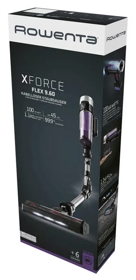 Rowenta RH2037WO X-Force Flex 9.60 vezetéknélküli rúdporszívó