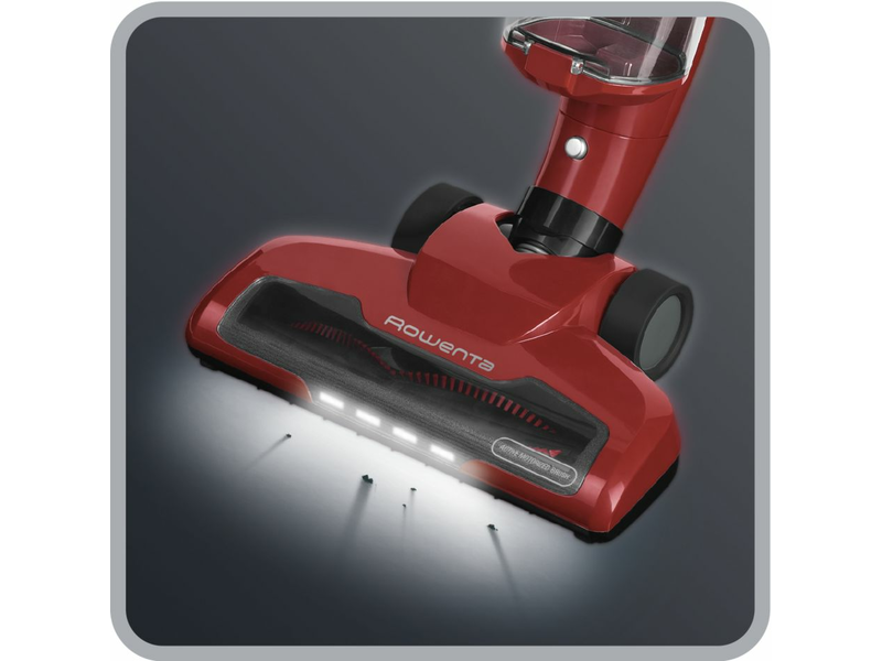Rowenta RH6543WH Air Force Light 14.4V piros vezeték nélküli rúdporszívó