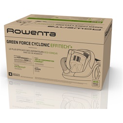 Rowenta RO7C89EA Green Force Cyclonic Effitech+ Total Clean fekete porzsák nélküli porszívó