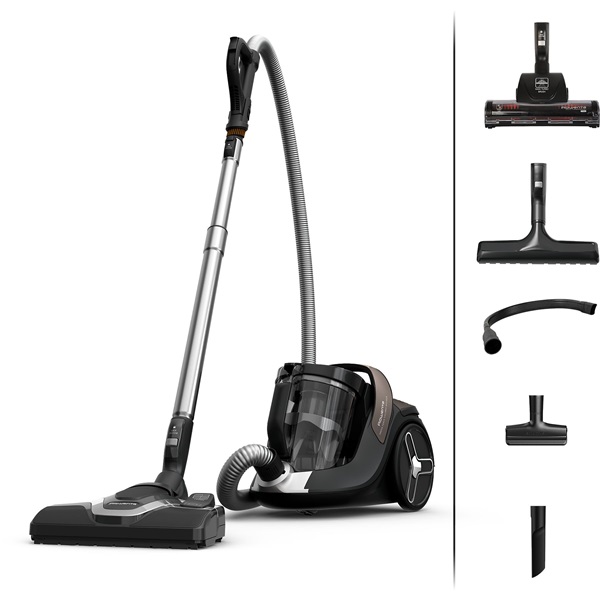 Rowenta RO7C89EA Green Force Cyclonic Effitech+ Total Clean fekete porzsák nélküli porszívó