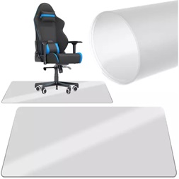 Ruhhy 90x130cm víztiszta padlóvédő székalátét