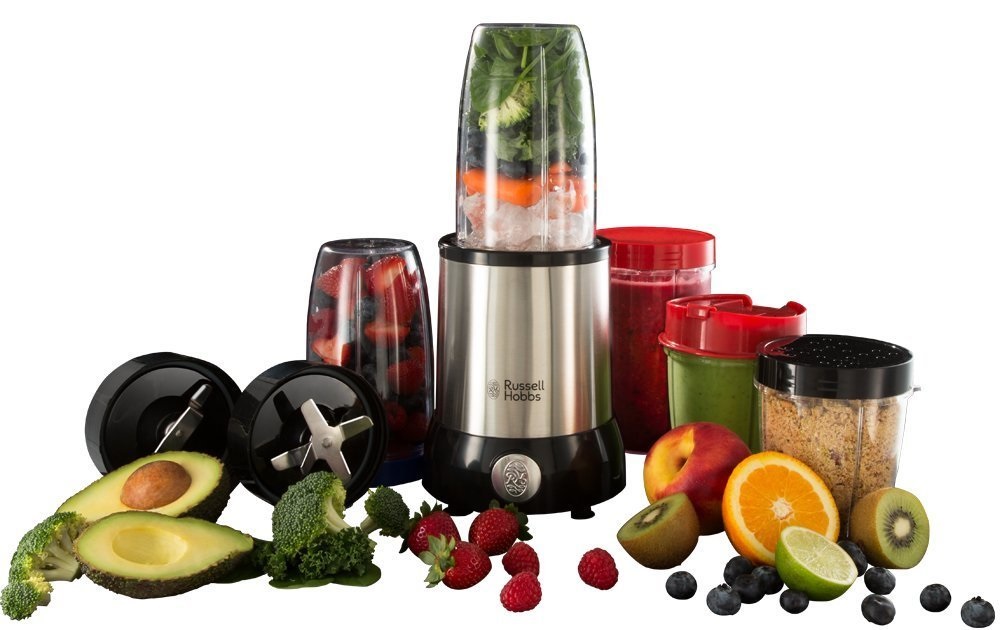 Russell Hobbs 23180-56 NutriBoost 0,7L+0,3L ezüst turmix és aprító