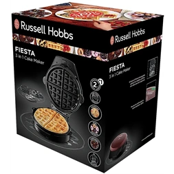 Russell Hobbs 24620-56/RH Fiesta 3in1 bordó fánk -  sütemény- gofrisütő