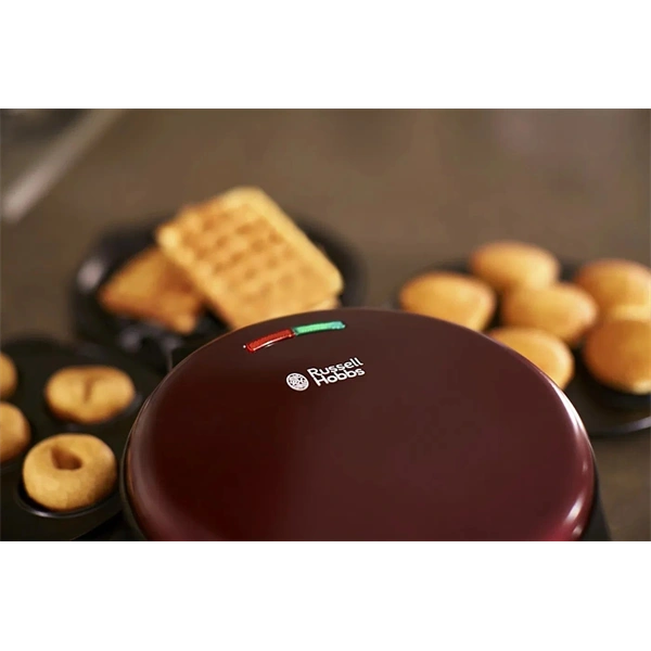 Russell Hobbs 24620-56/RH Fiesta 3in1 bordó fánk -  sütemény- gofrisütő