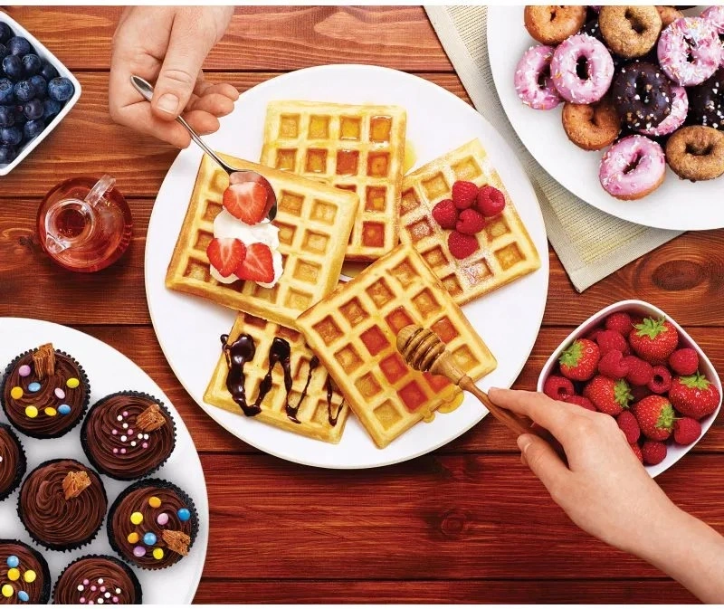 Russell Hobbs 24620-56/RH Fiesta 3in1 bordó fánk -  sütemény- gofrisütő