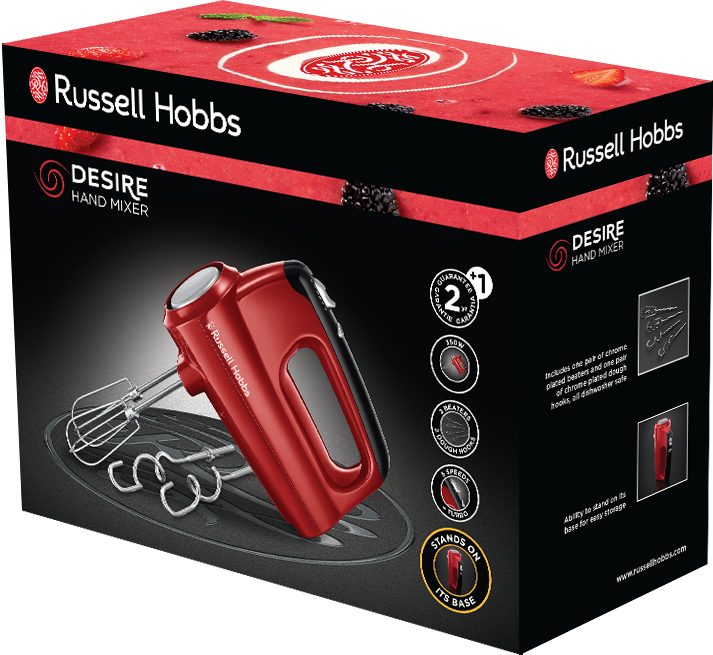 Russell Hobbs 24670-56 Desire piros kézi mixer