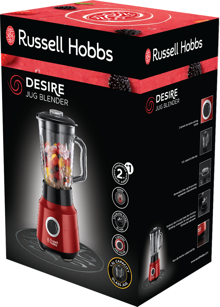 Russell Hobbs 24720-56 Desire 1,5L piros turmixgép