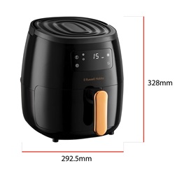Russell Hobbs 26510-56/RH SatisFry Air fekete 5L forrólevegős sütő (air fryer/airfryer)