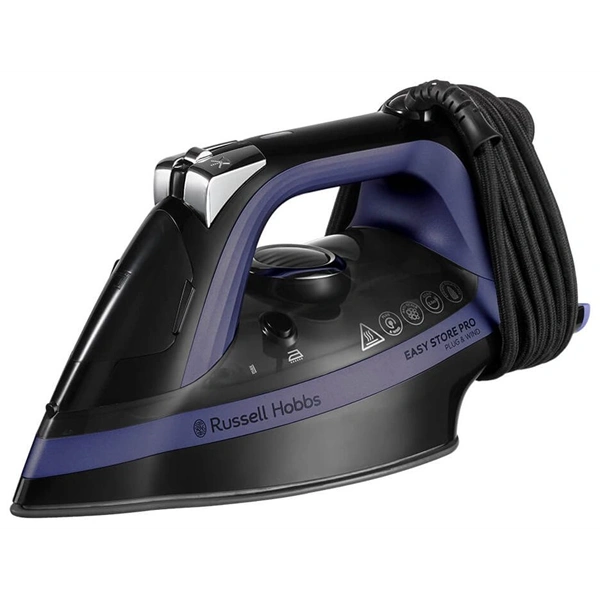 Russell Hobbs 26731-56/RH Easy Store Pro Plug & Wind fekete gőzölős vasaló