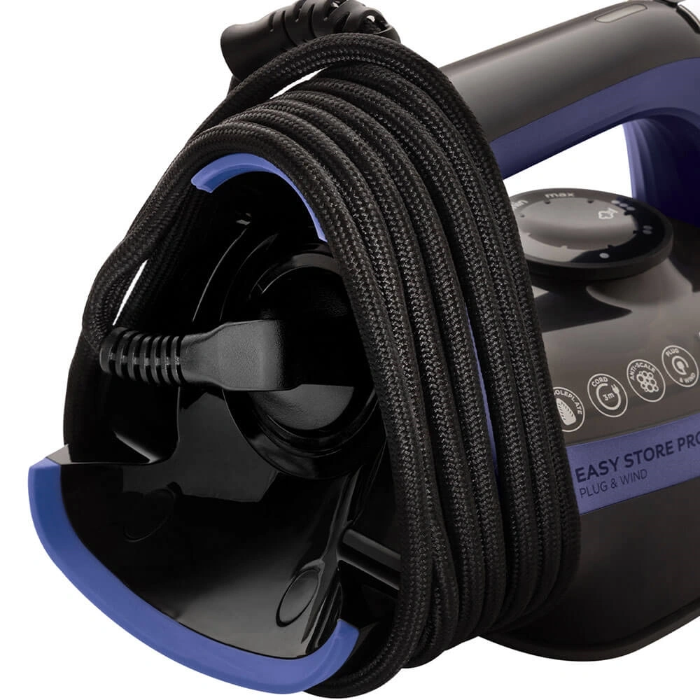 Russell Hobbs 26731-56/RH Easy Store Pro Plug & Wind fekete gőzölős vasaló