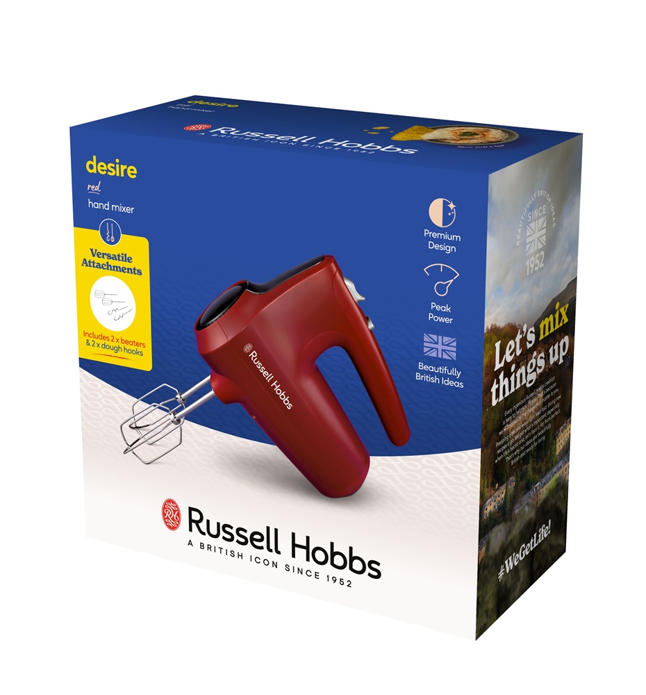 Russell Hobbs 27150-56/RH Desire Red kézi mixer